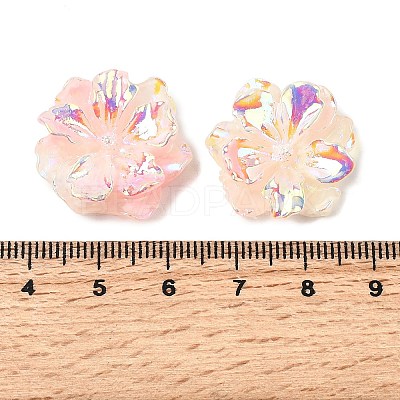 Luminous Resin Cabochons RESI-E033-02G-1