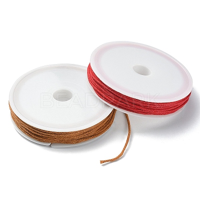 8 Rolls 8 Colors Waxed Cotton Cords YC-YW0001-04-1