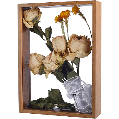 Rectangle Wood Photo Frame Stand AJEW-WH20003-11B-1