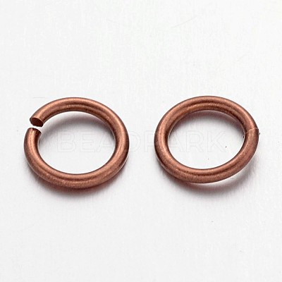 Brass Open Jump Rings JRC7MM-R-1