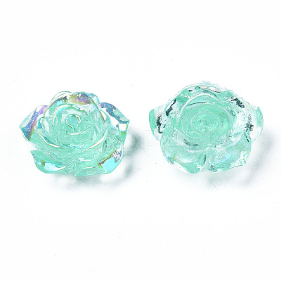 Transparent Resin Cabochons CRES-N030-001B-03-1