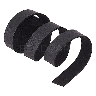 Flat PU Leather Cord WL-WH0004-09C-1