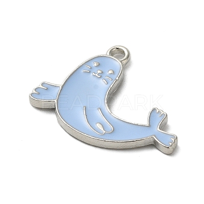 Winter Theme Alloy Enamel Pendants ENAM-M002-05A-P-1