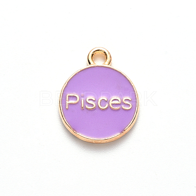 Alloy Enamel Pendants ENAM-S124-01A-01H-1