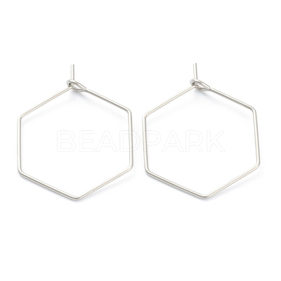 Non-Tarnish 316 Surgical Stainless Steel Earring Hoop STAS-M288-09P-B-1