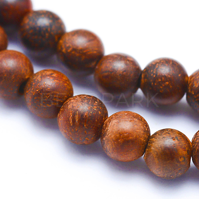 Natural Wood Beads Strands X-WOOD-P011-06-6mm-1