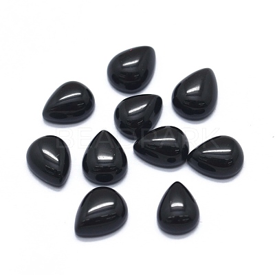 Natural Obsidian Cabochons X-G-O175-22-10-1