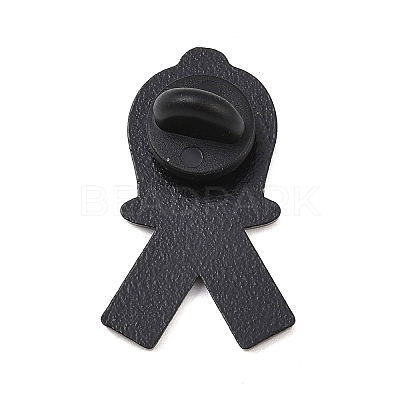 Protecting Awareness Ribbon Enamel Pins LS-JEWB-C048-03B-EB-1