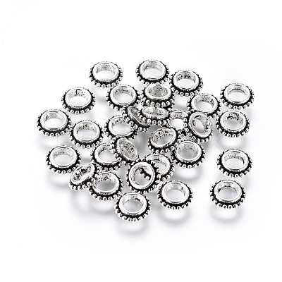 Tibetan Style Alloy Spacer Beads LF11067Y-1