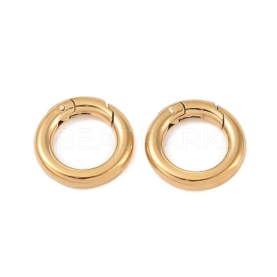 Ion Plating(IP) 316 Stainless Steel Spring Gate Rings X-STAS-M296-01G-A-1