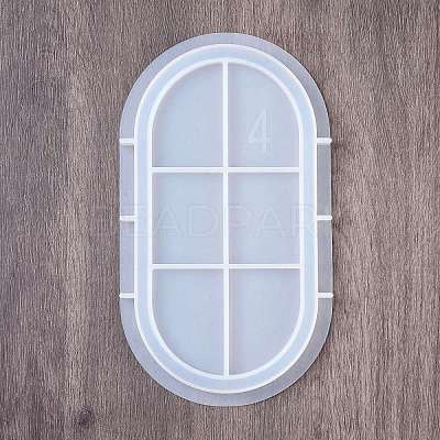DIY Oval Storage Tray Silicone Molds DIY-B076-02B-1