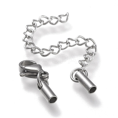 Tarnish Resistant 304 Stainless Steel Curb Chain Extender STAS-K195-29P-09-1
