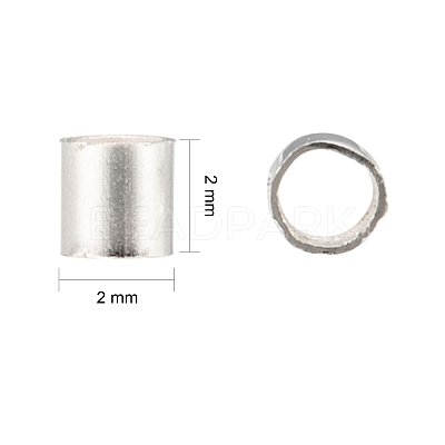 Brass Crimp Beads LS-X-KK-R077-2mm-S-1