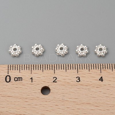 Alloy Beads Daisy Spacer Beads LF1249Y-01S-RS-1