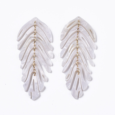 Cellulose Acetate(Resin) Big Pendants KY-S163-001E-1