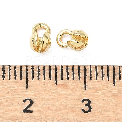 Brass Bead Tips KK-C156-02A-G-1
