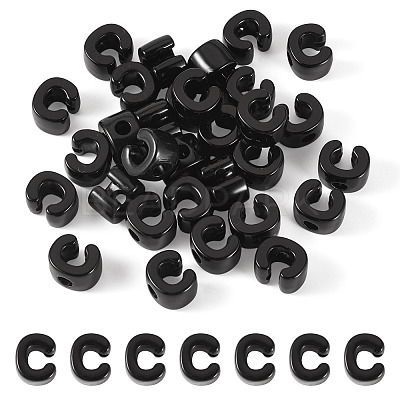 Acrylic European Beads OACR-TAC0013-14C-1