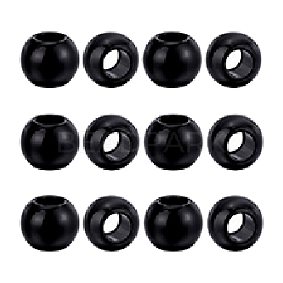 12Pcs 304 Stainless Steel European Beads OPDL-PH0001-06B-1