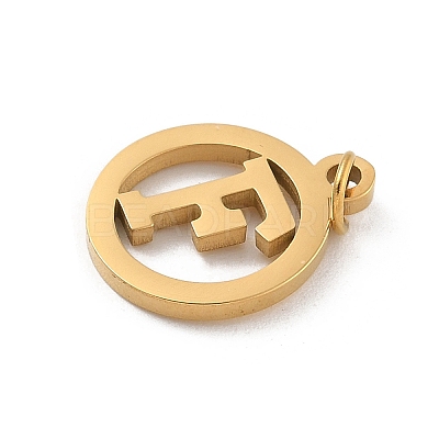 304 Stainless Steel Charms
with Jump Ring LS-STAS-R001-02G-F-1