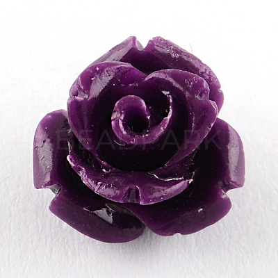 Dyed Flower Synthetical Coral Beads CORA-R011-33-1