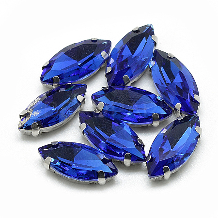 Sew on Rhinestone RGLA-T034-6x12mm-11-1