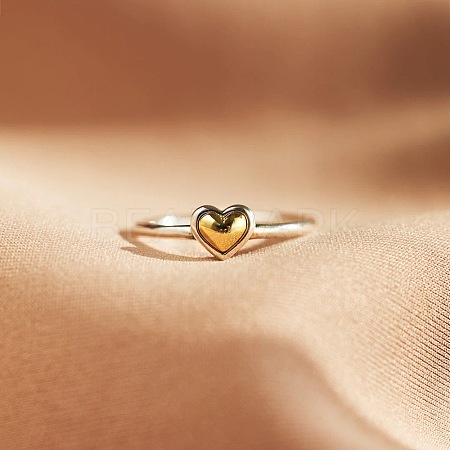 Heart 925 Sterling Silver Finger Rings for Women FS-WG1734C-02-1