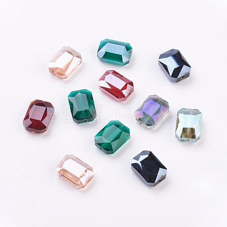 Electroplated Glass Beads EGLA-H002-A-M-1