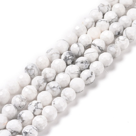 Natural Howlite Beads Strands G-E571-29A-1
