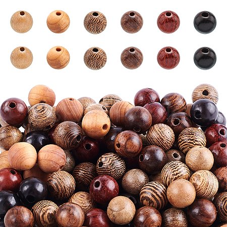 Natural Wood Beads WOOD-PH0001-23-LF-1