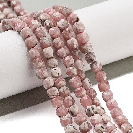 Natural Argentina Rhodochrosite Beads Strands G-B093-B01-02-1