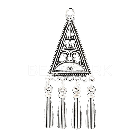 Tibetan Style Alloy Big Pendants AL-CBAAECB-02AS-E-1