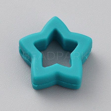 Star Silicone Focal Beads LS-SIL-TAC0008-07N-1