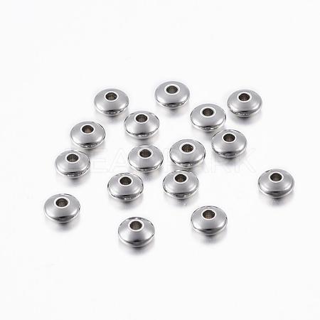 201 Stainless Steel Spacer Beads STAS-H376-50-1