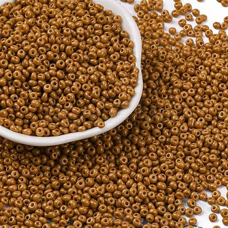 8/0 Baking Paint Glass Seed Beads SEED-M012-02A-51-1