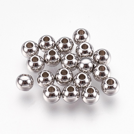 Tarnish Resistant 316 Stainless Steel Spacer Beads X-STAS-G176-46P-C-1