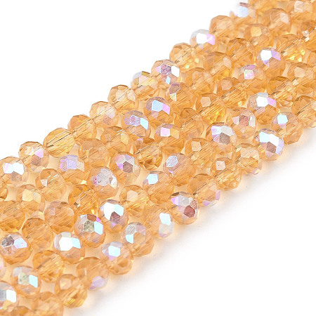 Electroplate Glass Beads Strands LS-EGLA-A044-T3mm-L23-1