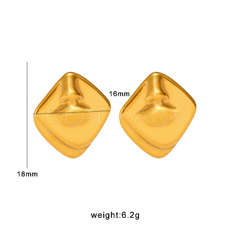 304 Stainless Steel Stud Earrings WG29ED6-01-1