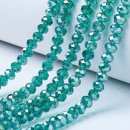 Electroplate Glass Beads Strands LS-EGLA-A034-T3mm-B04-1