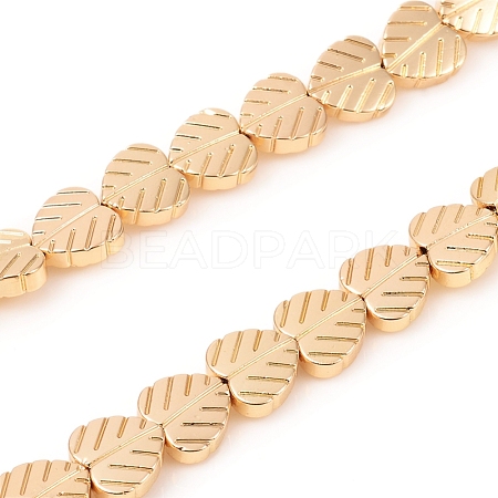 Electroplated Non-magnetic Synthetic Hematite Beads Strands G-F682-08-KCG-1