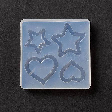 DIY Star & Heart Linking Ring Silicone Molds SIMO-B001-08-1