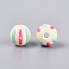 Handmade Porcelain Ceramic Beads PORC-Q005-03K-2