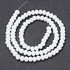 Opaque Solid Color Glass Beads Strands X-EGLA-A034-P10mm-D01-2
