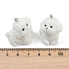 Flocky Resin Pendants FIND-A052-06J-3