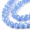 Electroplate Glass Beads Strands EGLA-A034-J6mm-A02-2