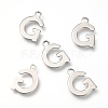 Non-Tarnish 201 Stainless Steel Charms X-STAS-C021-06P-G-1