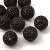 Grade A Rhinestone Pave Disco Ball Beads RB-Q105-1-1