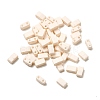 2-Hole Baking Paint Glass Seed Beads SEED-S023-17B-36-1