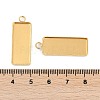 304 Stainless Steel Pendant Cabochon Settings STAS-M090-01G-3