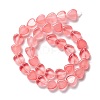 Transparent Glass Beads Strand GLAA-F112-03A-3