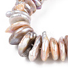 Natural Baroque Pearl Keshi Pearl Beads Strands PEAR-S018-05D-6